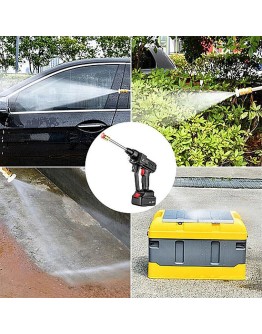 Безжичен пистолет за миене на автомобили с 2 батерии